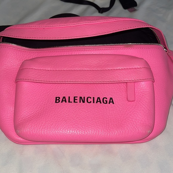 Balenciaga Unisex Fanny Pack x Cross Body Bag Pink - Picture 6 of 7
